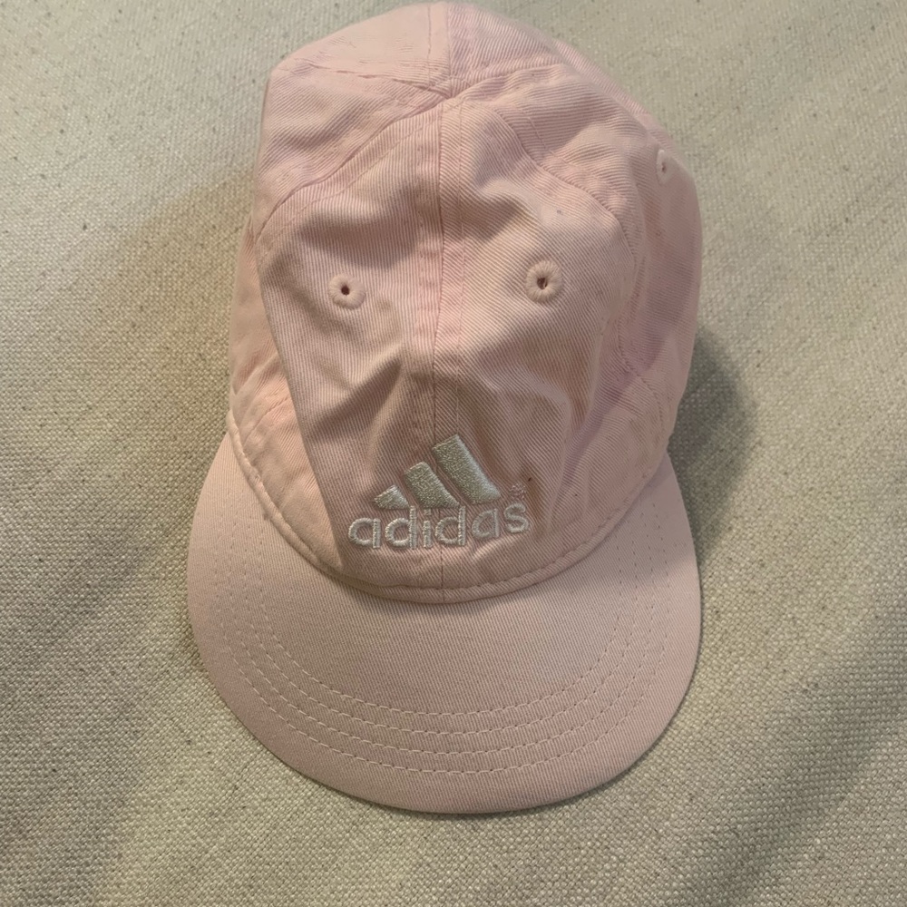 baby girl pink adidas hat